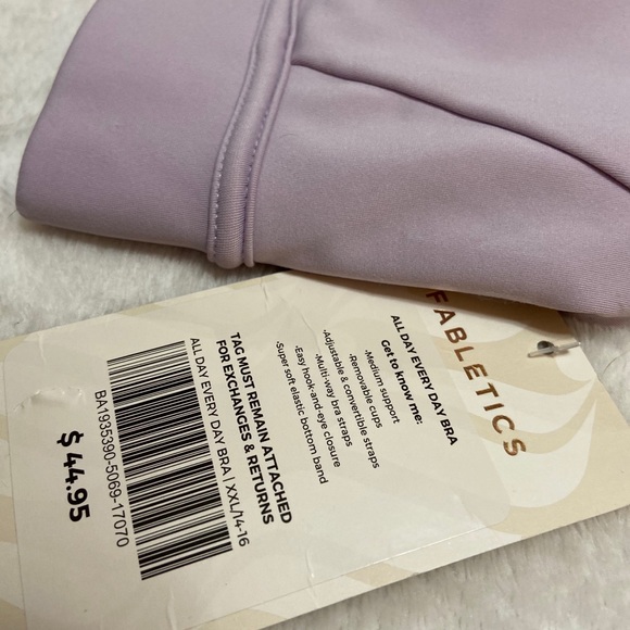 Fabletics Lavender Sports Bra - Picture 4 of 4